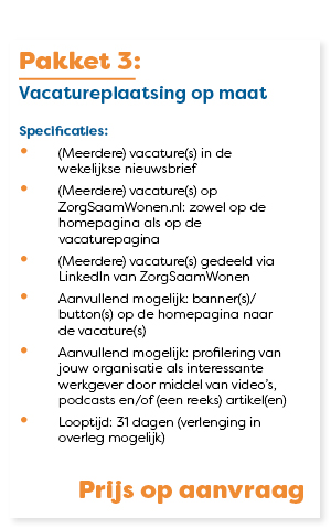 Vacatureplaatsing - pakket 3
