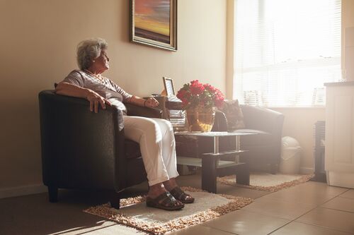 senior mevrouw
