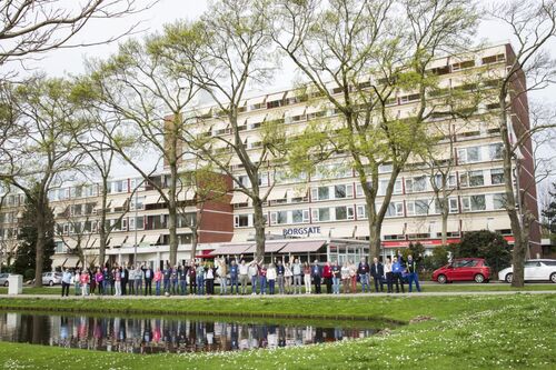 Alle deelnemers van burgerberaad Borgsate. Foto: Brandon Baan