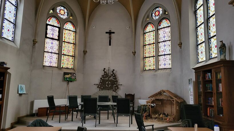 De kapel in het voormalig klooster is nu een ontmoetingsplek in woonzorgcentrum Elisabethstift.