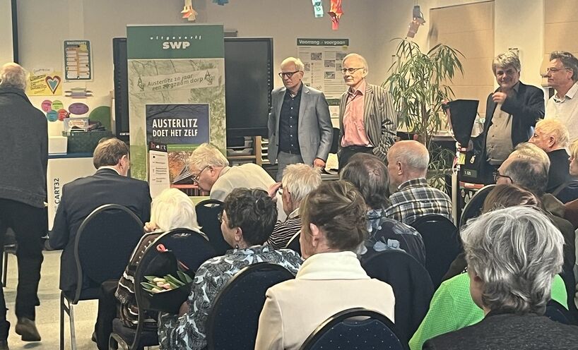 Boekpresentatie ‘Austerlitz doet het zelf. Hoe een dorp zijn zorg regelde’. Foto: Yvonne Witter