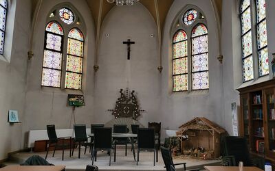 De kapel in het voormalig klooster is nu een ontmoetingsplek in woonzorgcentrum Elisabethstift.